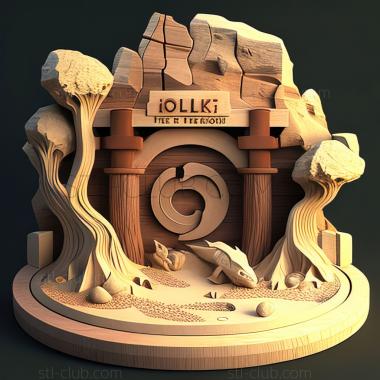 3D model Fossil Fools Ancient Pokmon Park Ruins of Alph (STL)